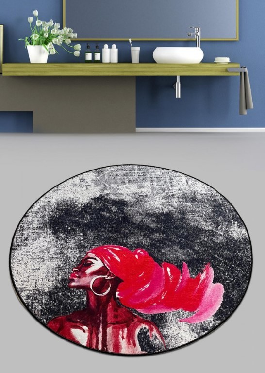 L'essentiel Maison Otirač za kupaonicu Pink Hair, 100cm, Šaren