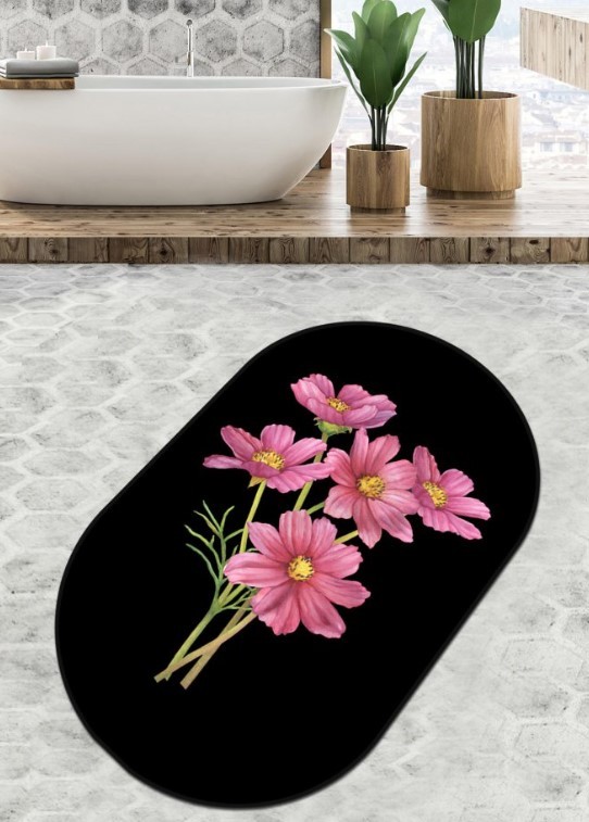 L'essentiel Maison Otirač za kupatilo Sitivo, 80x100cm, crni