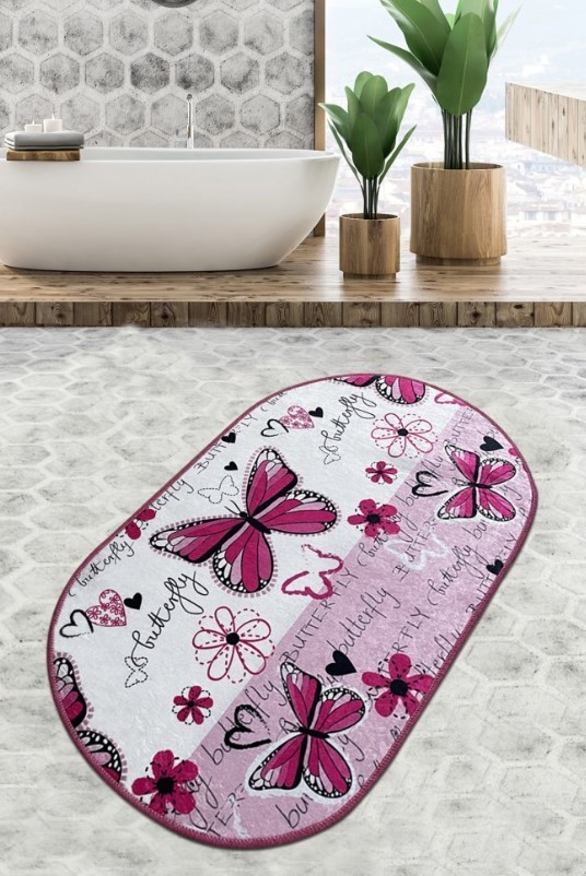 L'Essentiel Maison Kupaonski tepih Danous, 70x120cm, roze