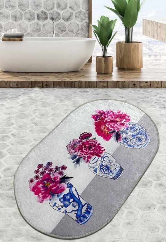 L'essentiel Maison Kupaonski tepih Joseph, 70x120cm, siva