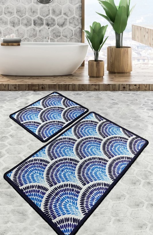 L'essentiel Maison Otirač za kupatilo Azul, 2 komada, plava