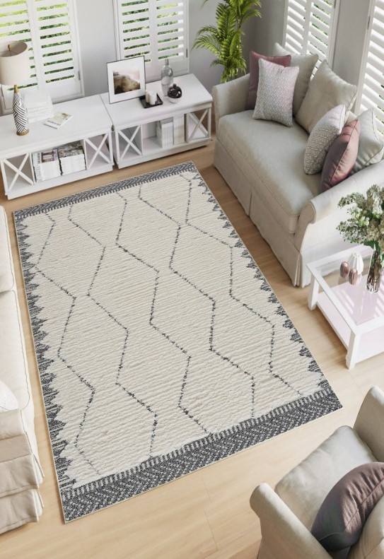 Conceptum Hypnose tepih W1073, 180x280 cm, bijeli