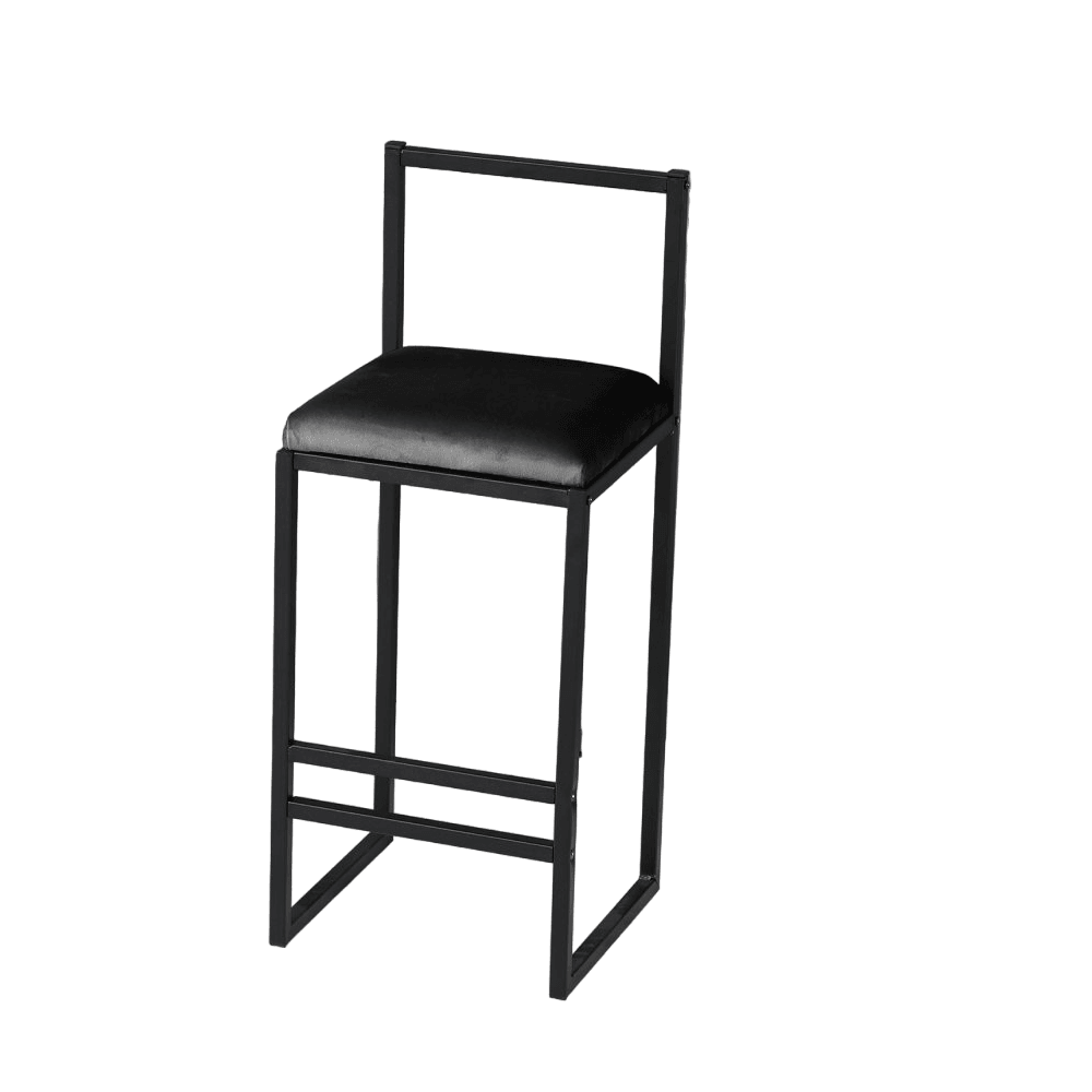 Atelier del Sofa Barska stolica Nordic Black 118BRN1172, Crna