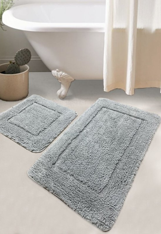 L'essentiel Maison Otirač za kupatilo Wolle 04, 2 komada, siva