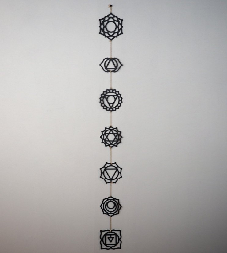 Wallity APT406MS Zidna dekoracija Chakra, crna