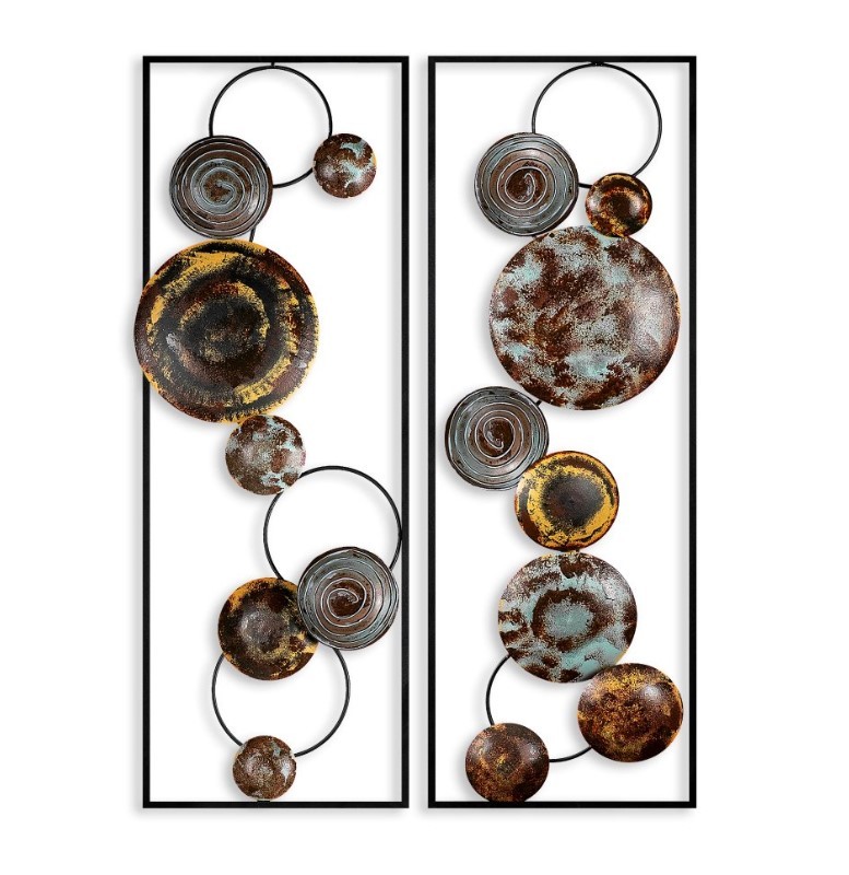 Wallity Zidna dekoracija Teksturirana-6, Šarena