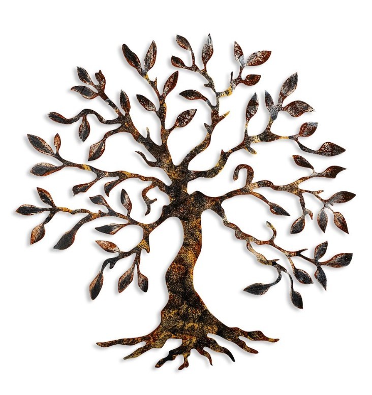 Wallity Zidna dekoracija Drvo-3, 60 cm, Šareno