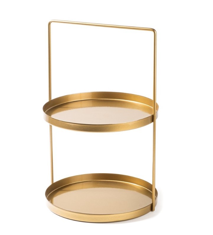 Aberto Design Dekoracija za sto Tilos B, zlatne boje