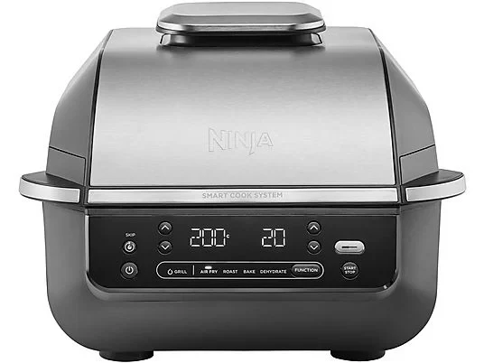 Ninja 5u1gril i friteza na vrući zrak, 5.7L, 1760W, Crno-srebrene boje