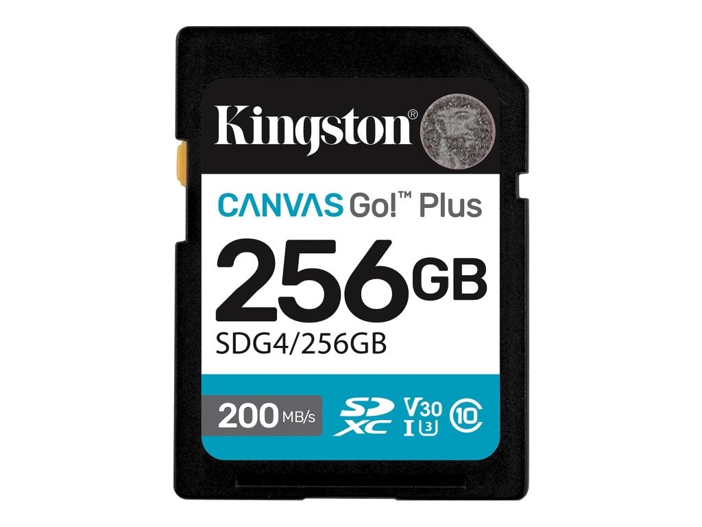 Kingston Memorijska kartica Canvas Go Plus 256GB SDXC, 256GB, SDXC