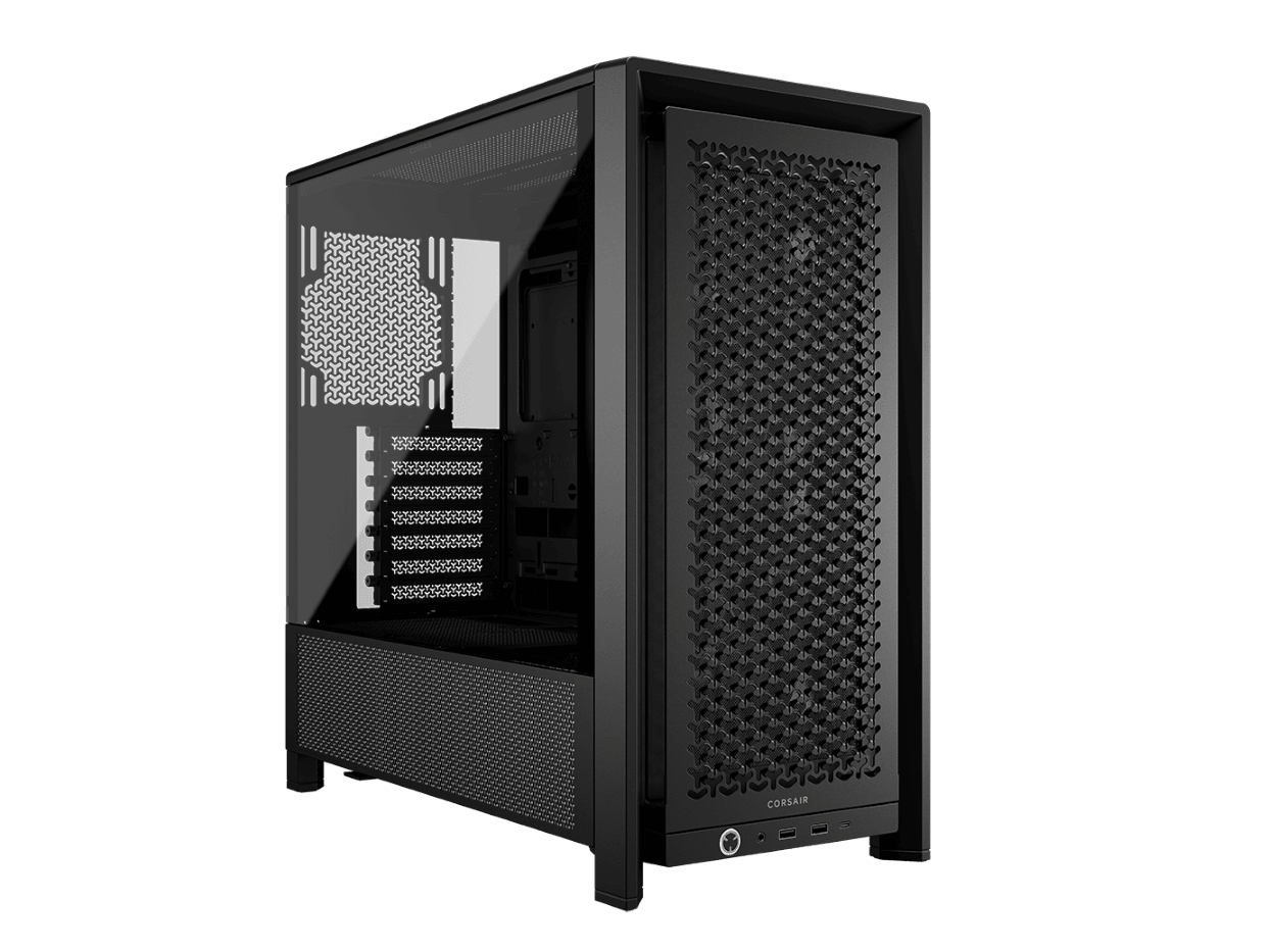 Corsair Kućište 4000D Airflow RS, 3x RS120 ventilatora, Crno