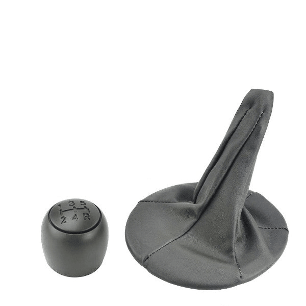 Ručka mjenjača sa kožom ASY Fiat Panda 500, Siva