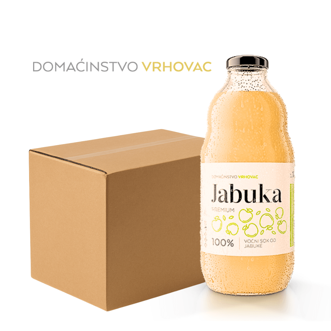 Domaćinstvo Vrhovac Prirodni sok JABUKA  Paket 6 kom