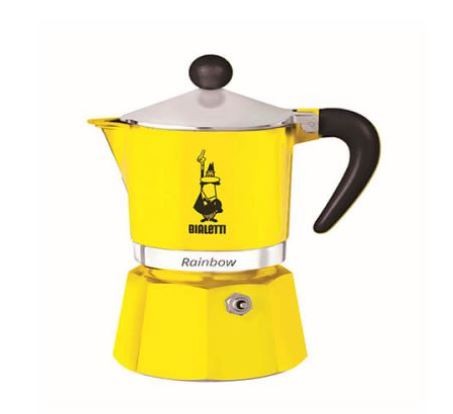 BIALETTI Moka Rainbow Žuta 3 Šolje