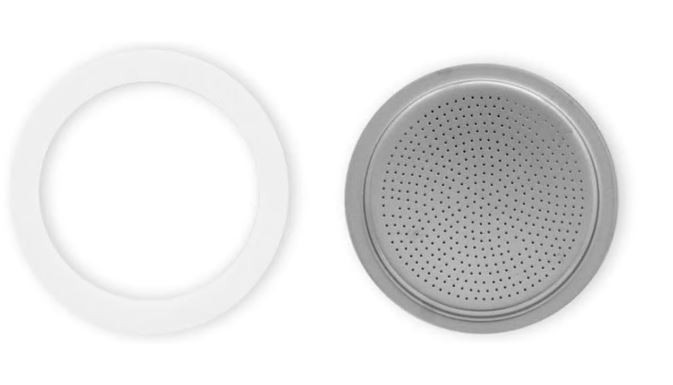 BIALETTI Dihtung + 1 Filter 2 Šolje