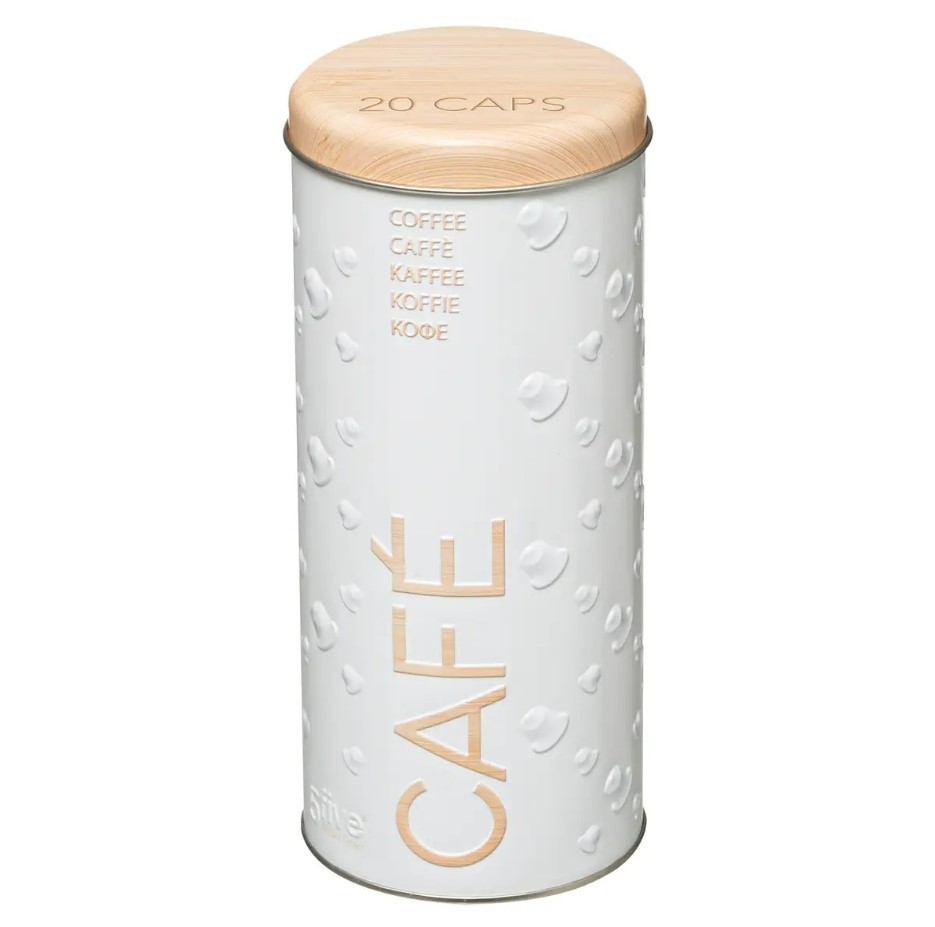 FIVE kutija za kafu 7,5x17,5cm bijela