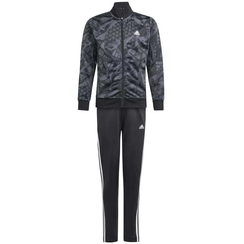 Adidas Trenerka za dječake J Camlog TS Carbon/Black , Crna