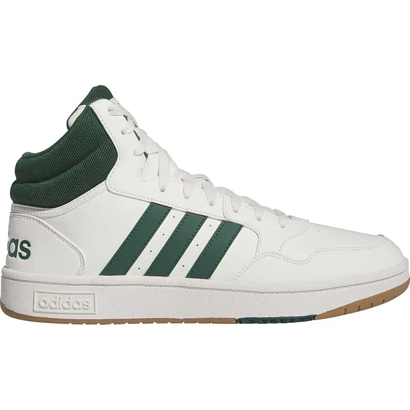Adidas Muške patike Hoops 3.0 Mid, Bijele- Zelene