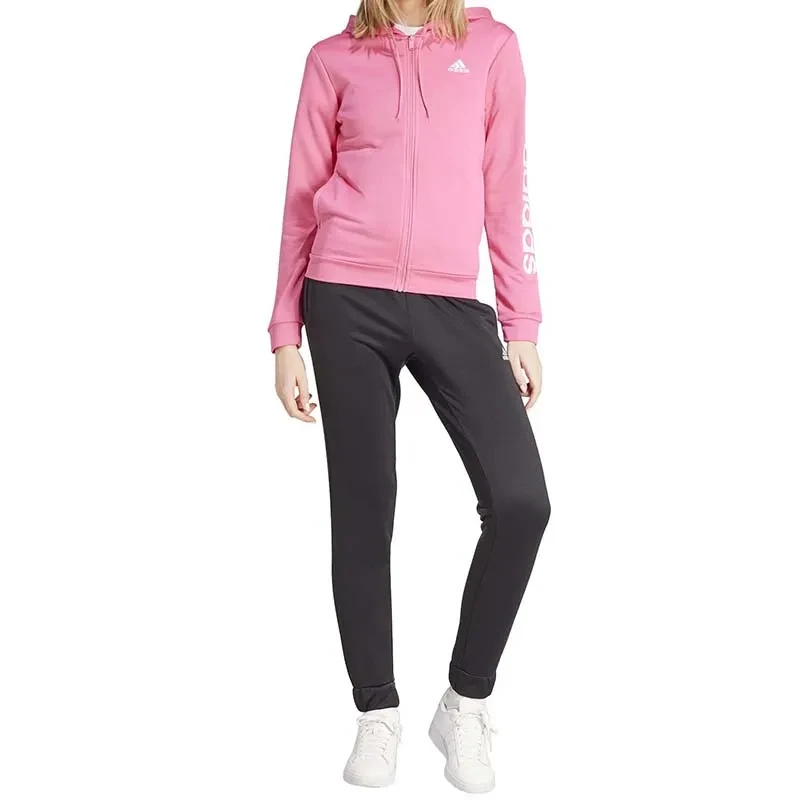 Adidas Ženska trenerka W Linear TS, Roze-Crna