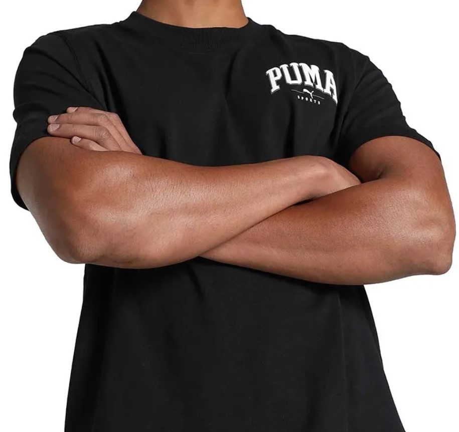 Puma Muška majica kratkih rukava Squad Small Graphic Tee, Crna