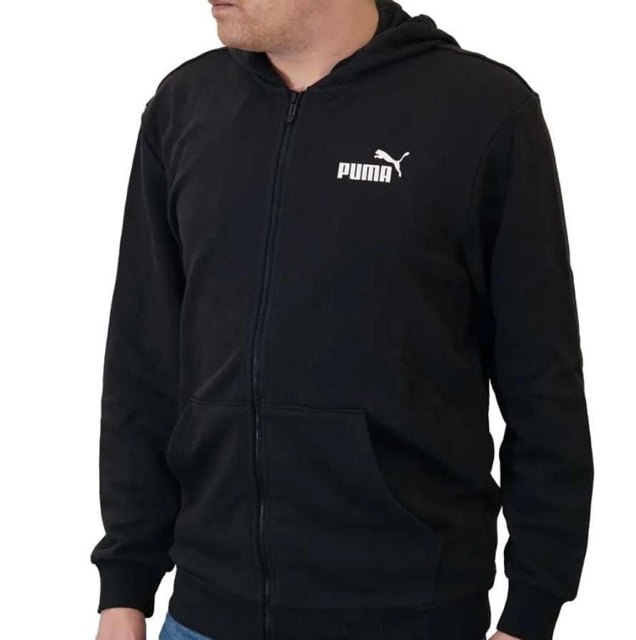 Puma Muški duks Power Graphic, Crni