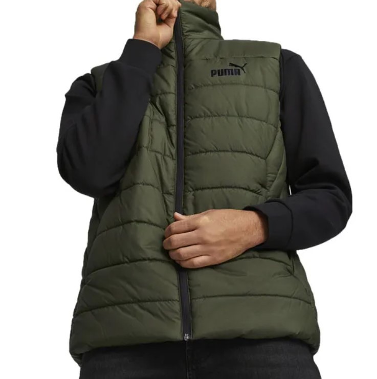 Puma Muški prsluk Essential, Maslinasti