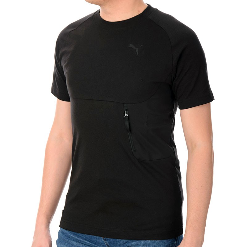 Puma Muška majica Pumatech Pocket Tee, Crna
