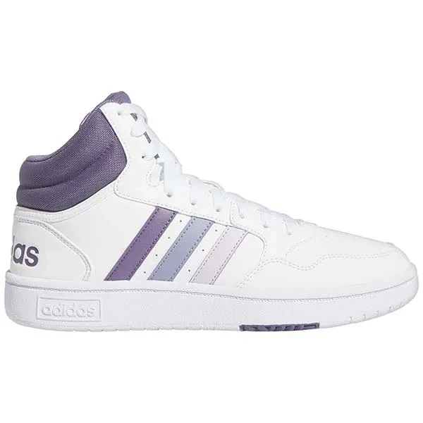 Adidas Ženske Patike Hoops 3.0 Mid W, Bijele-Lila