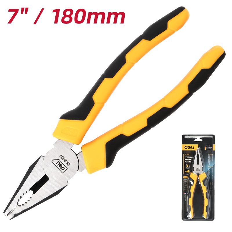 DELI Kombinovana kliješta EDL2007, 180 mm