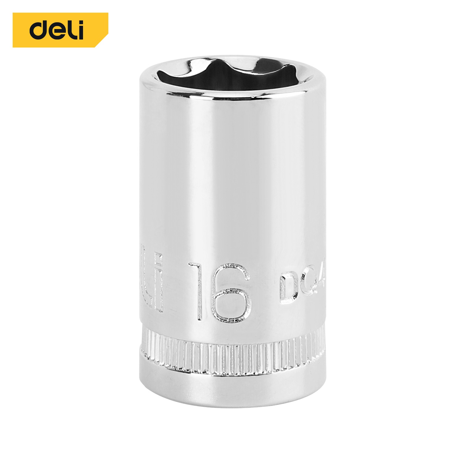 DELI Kratki nasadni ključ 1/2" 16 mm