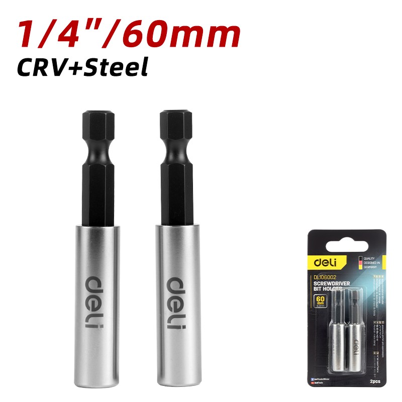 DELI Držač umetaka EDL106002 1/4" 60m, 2 komada u setu