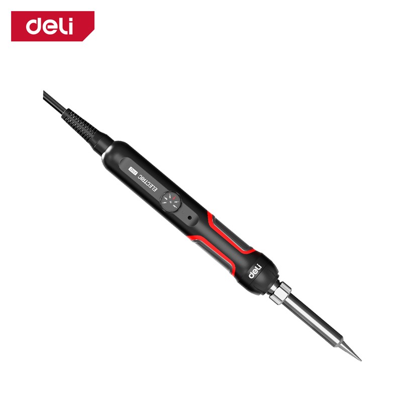 DELI Podesivi lemilijak EDL394380, 80W, Crni