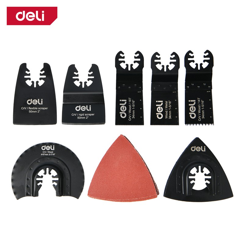 DELI TOOLS Set produžnih nastavaka za multifunkcionalni alat EDH-BDJ017-EH1, 17 dijelova