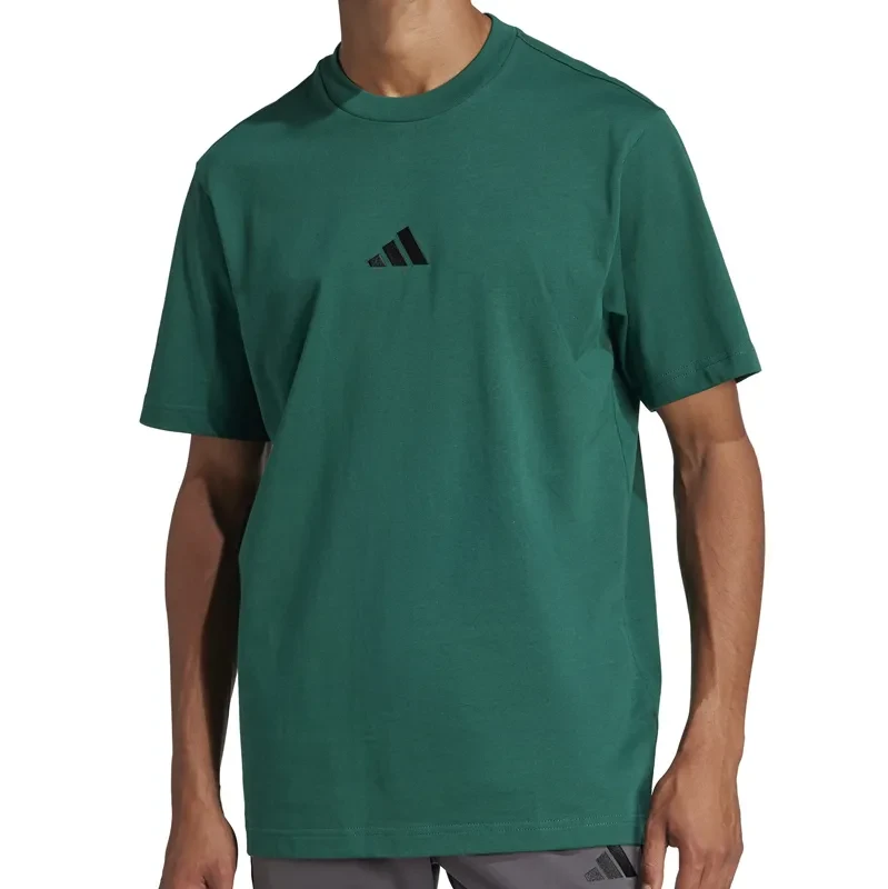 Muška majica kratkih rukava Adidas Essentials Small Logo Single Jersey, zelena