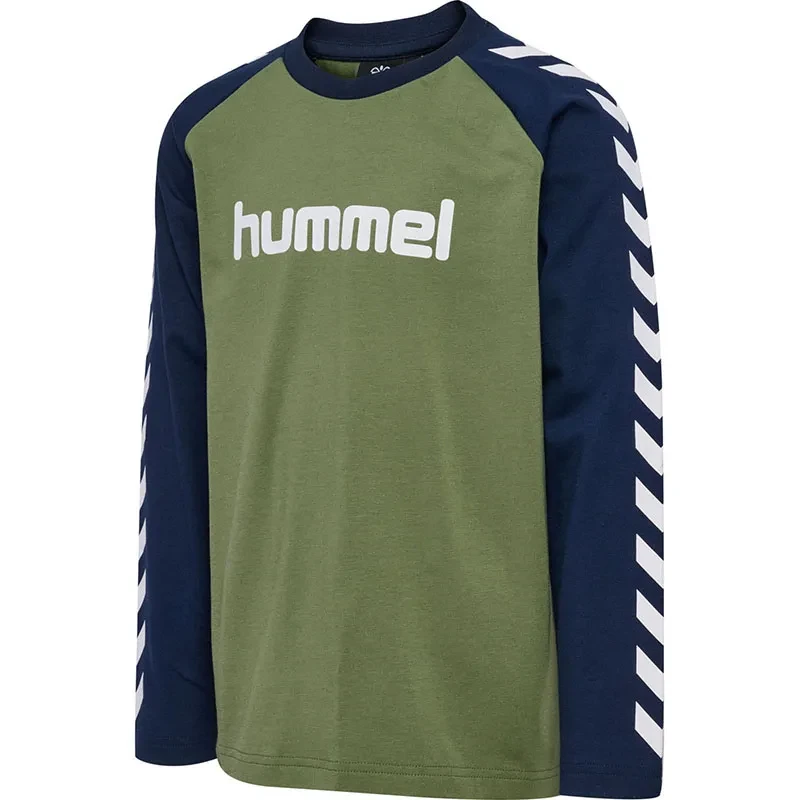 Hummel majica za dječake s dugim rukavima, veličina L/S, plava