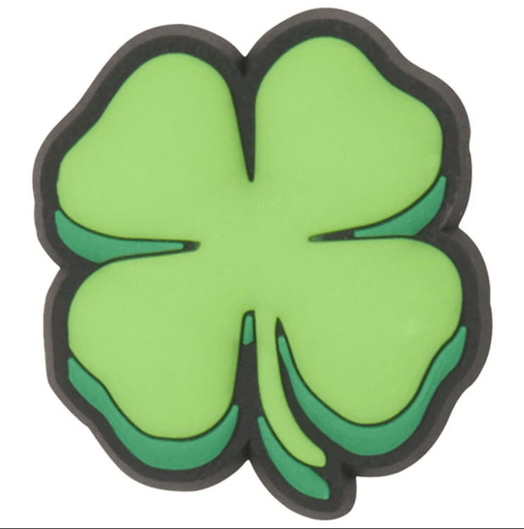 CROCS Dekoracija za Crocs papuče Clover green