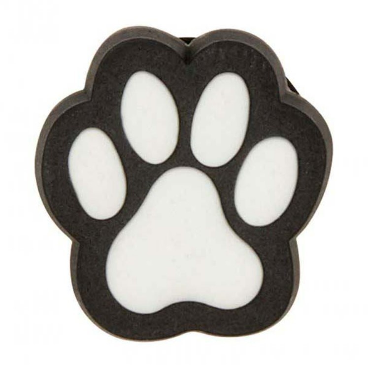 CROCS Ukras za klompe PAW PRINT sivi