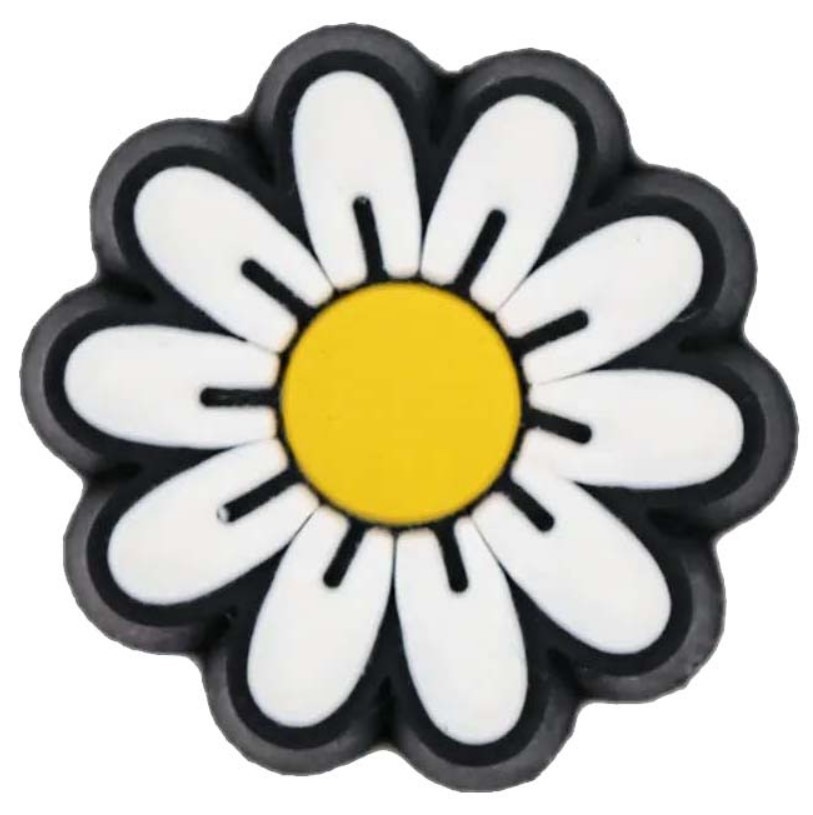 CROCS Ukras za klompe DAISY beli