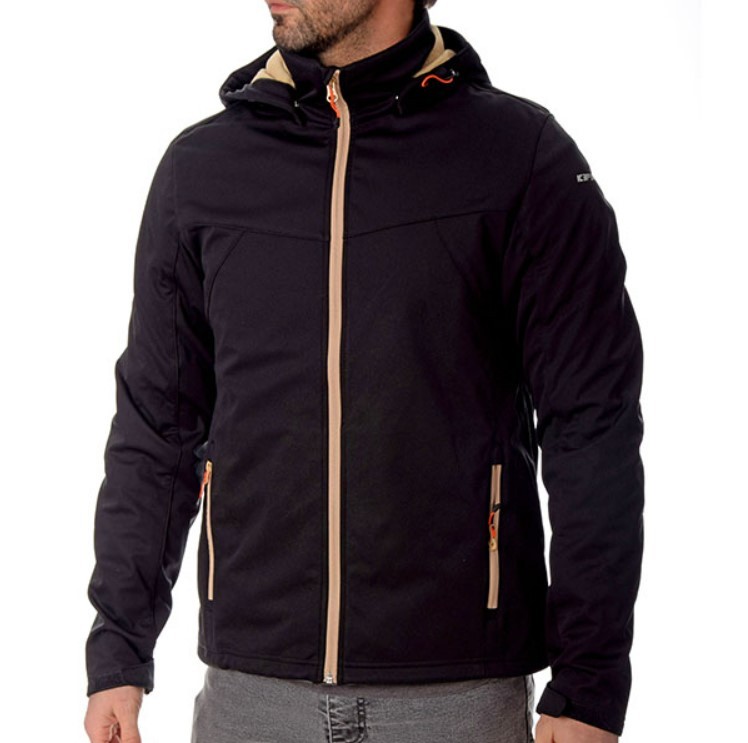 ICE PEAK Muška jakna za planinarenje BIGGS crna