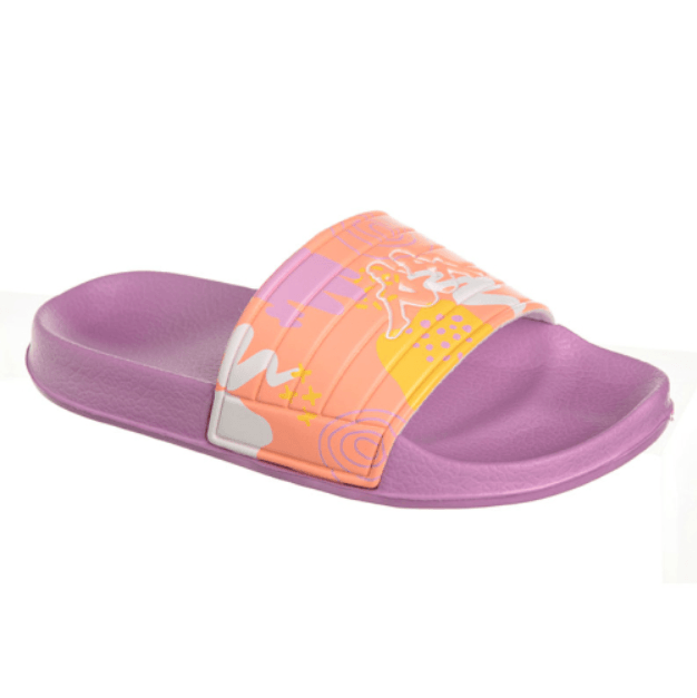 KAPPA papuče za djevojčice LOGO NOLES 7 KID ljubičasto-narandžaste