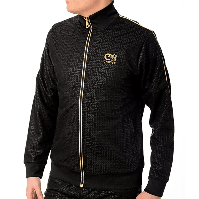 Cruyff Muški duks Reffero track top, Crni