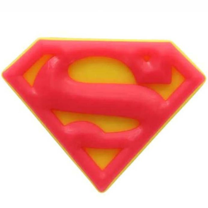 CROCS Ukras za klompe SUPERMAN LOGO crveni
