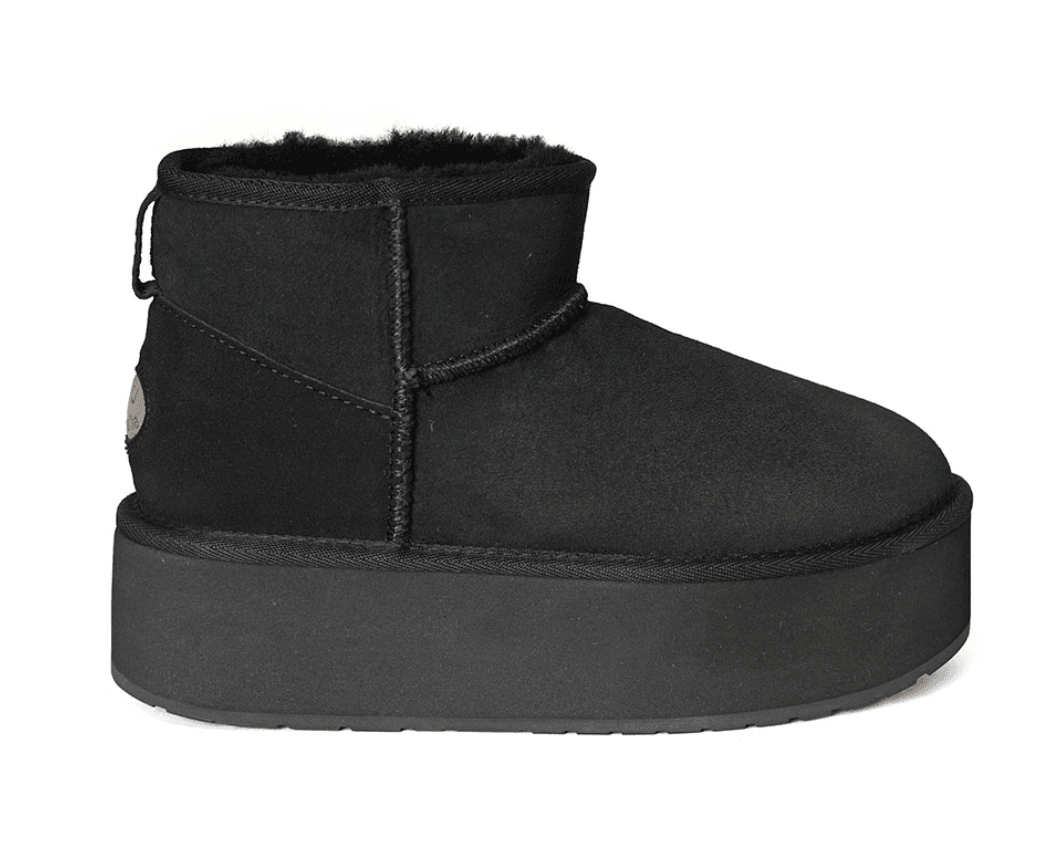 Emu ženske čizme Stinger mikro ravne, crne