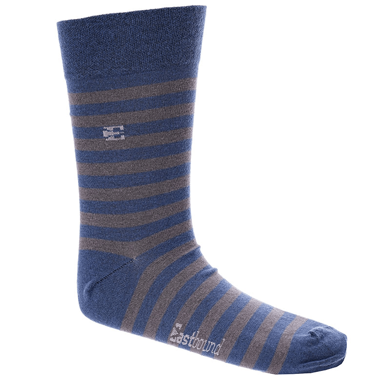 Muške čarape Plagis za muškarce, plavo-sive