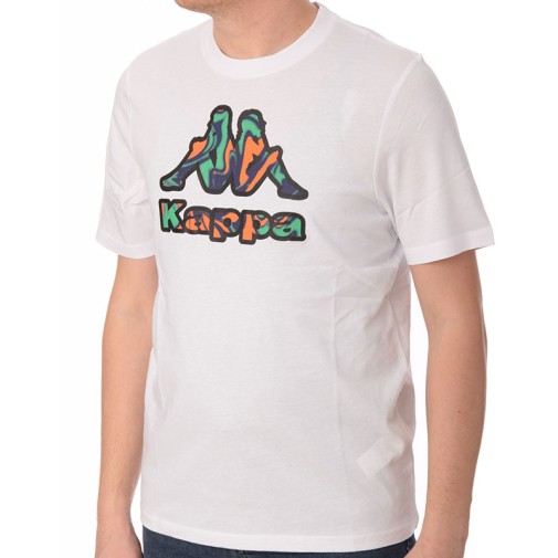 KAPPA Muška majica LOGO FIORO, bijela
