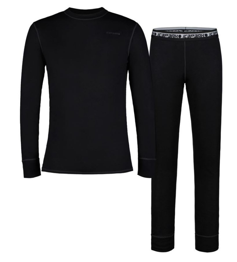 ICE PEAK Komplet muškog aktivnog veša Iserlohne crni