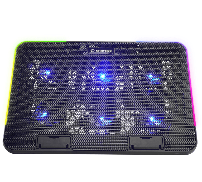 RAMPAGE Postolje za laptop Sixpower R9, 360x255x28mm, 5V, Crno