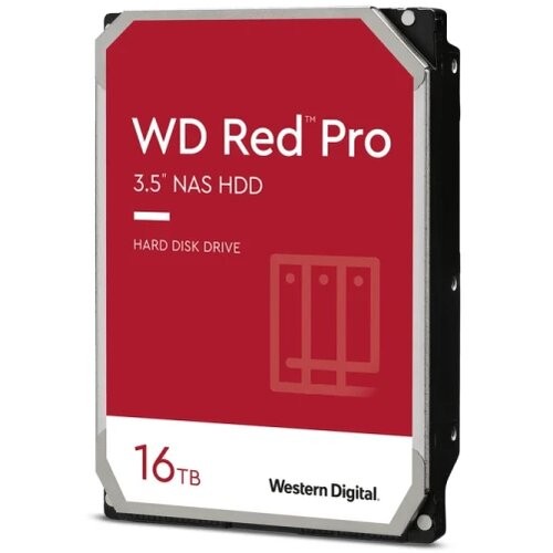 WESTERN DIGITAL Hard disk Red Pro WD161KFGX NAS, 16TB, 512MB, SATA 3.5", 7200 o/min