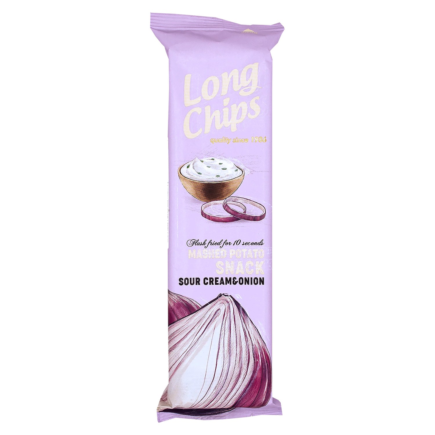 DUGI POMFRIT Čips od vrhnja i luka, 75g