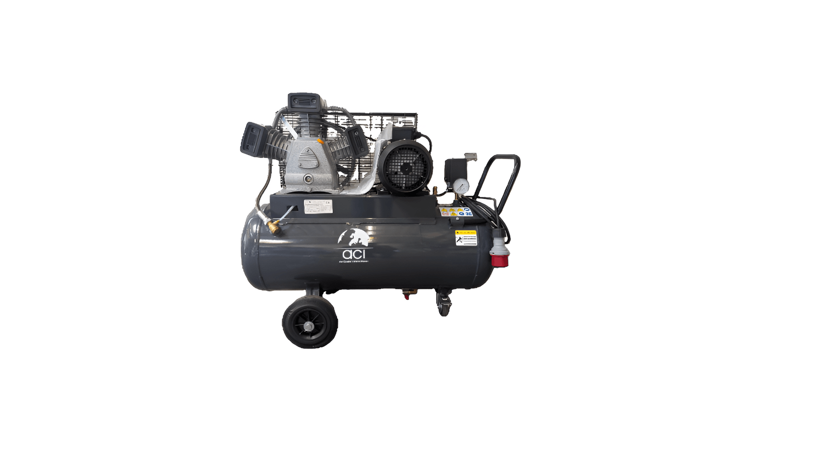 REMEZA Klipni industrijski kompresor 3kW, 90L, Tamnosivi